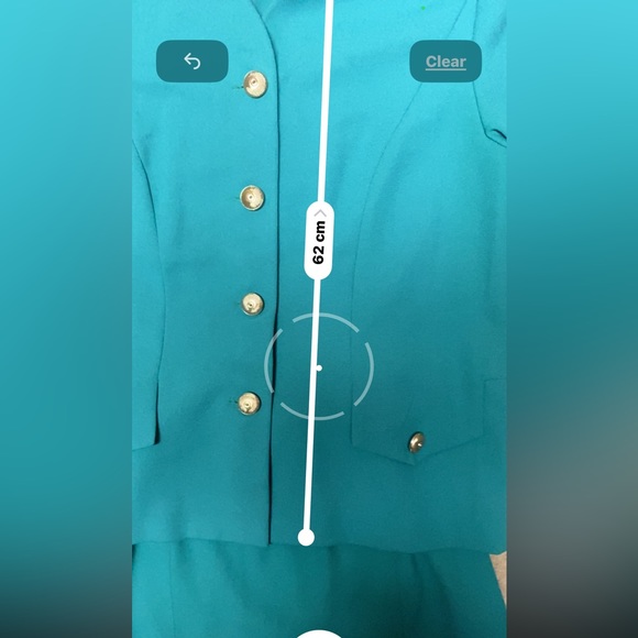 Vintage 1980s Emerald green ladies suit - Picture 12 of 14